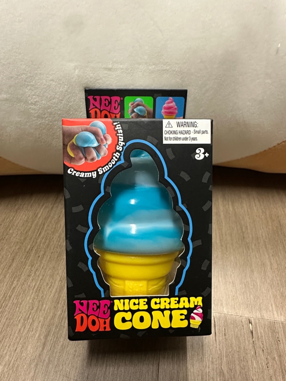 Nice Cream Cone - Blue & Yellow Kids Squishy Toy